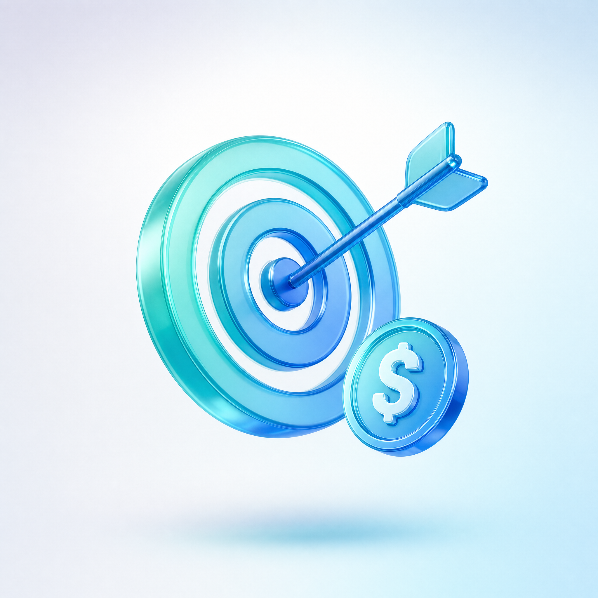 Illustration of paid advertising performance charts